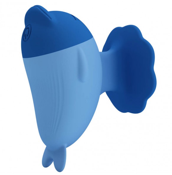 PRETTY LOVE - Dolphin Finger Vibrator (Chargeable - Blue)
